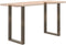 vidaXL - Salontafelpoten - 2 - st - U-vormig - 60x(90-91) - cm - staal - naturel
