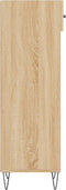 vidaXL - Schoenenkast - 30x35x105 - cm - bewerkt - hout - sonoma - eikenkleurig