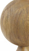 Light & Living Tafellamp Tomasso - Mangohout - 50cm - Mat Bruin - excl. kap