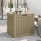 vidaXL - Tuinbox - 55,5x43x53 - cm - polypropeen - grijs