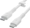 Belkin BOOST CHARGE™ Flex USB-C naar USB-C - 25 keer duurzamer - 1m - Wit