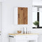 vidaXL - Keukenwandkast - Lucca - bewerkt - hout - oud - houtkleurig