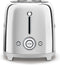 Smeg TSF02SSEU - Broodrooster - 1500W 2 sleuven 6 bruining-niveaus - Chroom