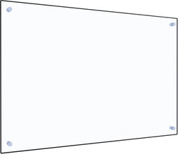 vidaXL - Spatscherm - keuken - 90x60 - cm - gehard - glas - transparant