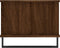 vidaXL - Salontafel - 90x50x40 - cm - bewerkt - hout - bruin - eikenkleur
