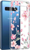 iMoshion Hoesje Geschikt voor Samsung Galaxy S10 Hoesje Siliconen - iMoshion Design hoesje - Roze / Transparant / Blossom Watercolor