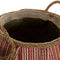 Mand DKD Home Decor Natuurlijk Rood Blauw Natuurlijke Vezel (31 x 31 x 30 cm) (2 Stuks)