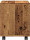 vidaXL - Rolkast - 37x33x42,5 - cm - bewerkt - hout - oud - houtkleurig
