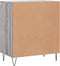 vidaXL - Dressoir - 60x35x70 - cm - bewerkt - hout - grijs - sonoma - eikenkleurig