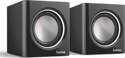 Hama Sonic Mobil 185 - 2.0 Stereo Luidspreker - USB Voeding - Zilver/Zwart