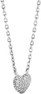 TI SENTO Dames Ketting - 925 zilver - Zirconia wit - Maat 42 - 3899ZI