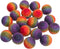 Papoose Toys Papoose Toys Rainbow Balls, 3.5cm/20 pc