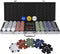 Texas' Finest Silver Pokerset - 500 Pokerchips - Professionele Speelkaarten - Inclusief E-Book
