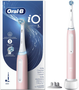 Oral-B iO 3S - Elektrische Tandenborstel - Professionele reiniging met poetsdruksensor - Roze