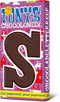 Tony's Chocolonely Chocolade Letter S - Pure Chocolade Pepernoot Chocoladeletter - Schoencadeautjes Sinterklaas - Sint Cadeau - 180 Gram Fairtrade Belgische Chocola