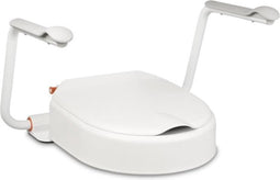 Hi Loo toiletverhoger vast met armleuning - hoogte 10 cm - Etac