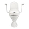 Hi Loo toiletverhoger vast met armleuning - hoogte 10 cm - Etac