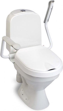 Hi Loo toiletverhoger vast met armleuning - hoogte 6 cm - Etac