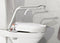 Hi Loo toiletverhoger vast met armleuning - hoogte 6 cm - Etac