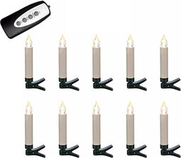 HI - Minikaarsjes - 10 - st - draadloos - LED - met - afstandsbediening