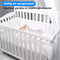 HI NATURE™ Baby bedomrander set - Bedbumper - Hoofdbeschermer - Baby set van 2 - 320x27cm & 150x27cm