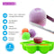 HI NATURE™ Bewaarbakjes babyvoeding - Babyvoedingsaccessoires - Baby bakjes met 4 stuks babylepels - Moedermelk Bewaren - Diepvriesbakjes - Vriezer bakjes - BPA Vrij