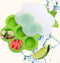 HI NATURE™ Bewaarbakjes babyvoeding - Babyvoedingsaccessoires - Baby bakjes met 4 stuks babylepels - Moedermelk Bewaren - Diepvriesbakjes - Vriezer bakjes - BPA Vrij