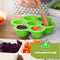 HI NATURE™ Bewaarbakjes babyvoeding - Babyvoedingsaccessoires - Baby bakjes met 4 stuks babylepels - Moedermelk Bewaren - Diepvriesbakjes - Vriezer bakjes - BPA Vrij