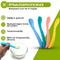 HI NATURE™ Bewaarbakjes babyvoeding - Babyvoedingsaccessoires - Baby bakjes met 4 stuks babylepels - Moedermelk Bewaren - Diepvriesbakjes - Vriezer bakjes - BPA Vrij