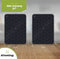 HI NATURE™ Inductie Beschermer set 2 Stuks - Inductie mat - Pannenonderzetter - Hittebestendig - Panbeschermers - Onderzetters Pannen - Inductie Afdekplaat - Afdekplaat Voor Kookplaat - Inductie Matjes 25x35CM - 100% BPA Vrie (Zwart)