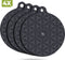 HI NATURE™ Inductie Beschermer set 4 Stuks - Inductie mat - Pannenonderzetter - Hittebestendig - Panbeschermers - Onderzetters Pannen - Inductie Afdekplaat - Afdekplaat Voor Kookplaat - Inductie Matjes Rond - 100% BPA Vrie (Zwart)