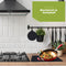 HI NATURE™ Inductie Beschermer set 6 Stuks - Inductie mat - Pannenonderzetter - Hittebestendig - Panbeschermers - Onderzetters Pannen - Inductie Afdekplaat - Afdekplaat Voor Kookplaat - Inductie Matjes - 100% BPA Vrie (Zwart)
