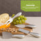 HI NATURE™ kaasmessen set van 6 - Kaasmesjes - kaasmes | Kaasmessenset voor alle kaassoorten - Smeermesje - Vaatwasserbestendig - RVS - Zilver