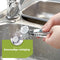 HI NATURE™ knoflookpersen - Knoflookpers / Gemberpers - Garlic press - Ergonomische Handgreep knoflook pers | Ovaal, zilver