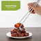 HI NATURE™ Luxe Chopsticks Set - Koreaanse Eetstokjes - Herbruikbaar en Vaatwasserbestendig - 5 Paar - Antislip - Metaal / RVS - Zilver