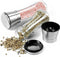 HI NATURE™ Luxe kwaliteit Peper en Zoutmolen set 2 stuks - Pepermolen - Zoutmolen - Instelbare maalgraad - Hervulbaar - Barbecue - BBQ accesoires - Zout peper kruiden - RVS