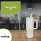 HI NATURE™ Luxe RVS Thermosbeker met Handvat en Rietje 1.2 liter (40oz) / Travel Cup - Tumbler Drinkfles – Waterfles – Dubbelwandige isolatie - Travel mug - Handige drinkbeker - Thermosfles - Thermoskan| Drinkflessen BPA- & Lekvrij (Beige)