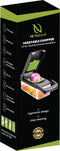 HI NATURE™ Mandoline set 15 delig - Multifunctionele groentesnijder - Uiensnijder | Raspen, Schillers & Snijders | Mandolines keukensnijder - Snijmachine