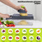 HI NATURE™ Mandoline set 15 delig - Multifunctionele groentesnijder - Uiensnijder | Raspen, Schillers & Snijders | Mandolines keukensnijder - Snijmachine