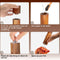 HI NATURE™ Peper en Zoutmolen Set - Pepermolen | Zoutmolen - Zout en peper set - Premium kwaliteit Acaciahout- Hervulbaar