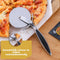 HI NATURE™ Pizzasnijder – Pizzames – Pizzaroller – Robuust & Scherp Wiel- Vaatwasserbestendig – Antislip