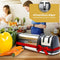 HI NATURE™ Professionele Messenslijper - Aanzetstaal - Doortrekslijper – Antislip - Scharenslijper - Messen slijper - Knife sharpener - RVS