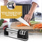 HI NATURE™ Professionele Messenslijper - Aanzetstaal - Doortrekslijper – Antislip - Scharenslijper - Messen slijper - Knife sharpener - RVS