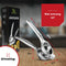 HI NATURE™ Robuuste Kwaliteit Citroenpers | Limoenpers - Handmatige Citroenpers - Lemon squeezer - Citrusknijper - Fruitpers - Sinaasappelpers | Zilver
