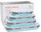 HI NATURE™ Vershoudbakjes set 4 stuks - Bewaarbakjes opvouwbaar - Diepvriesbakjes vierkant - Meal prep bakjes - Lunchbox set - Magnetron bakjes met deksel - BPA Vrij Siliconen vershouddoos - Silicone bakjes - Voedselcontainer