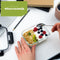 HI NATURE™ Vershoudbakjes set Glas - Meal Prep Bakjes - Luchtdicht vershouddoos van glas - Diepvriesbakjes - BPA Vrije Magnetronbakjes - Bewaarbakjes met deksel | 1L - Glas - 5 Stuks