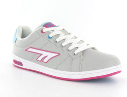 Hi-Tec - Sneaker - Damesschoenen - 36 - LichtGrijs/Zeeblauw/Fuchia