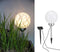 HI Tuinlicht LED bal roterend 20 cm