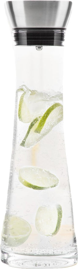 HI Waterkaraf met filter 1 L transparant