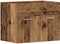 vidaXL - Wastafelkast - 60x38,5x46 - cm - bewerkt - hout - oud - houtkleurig